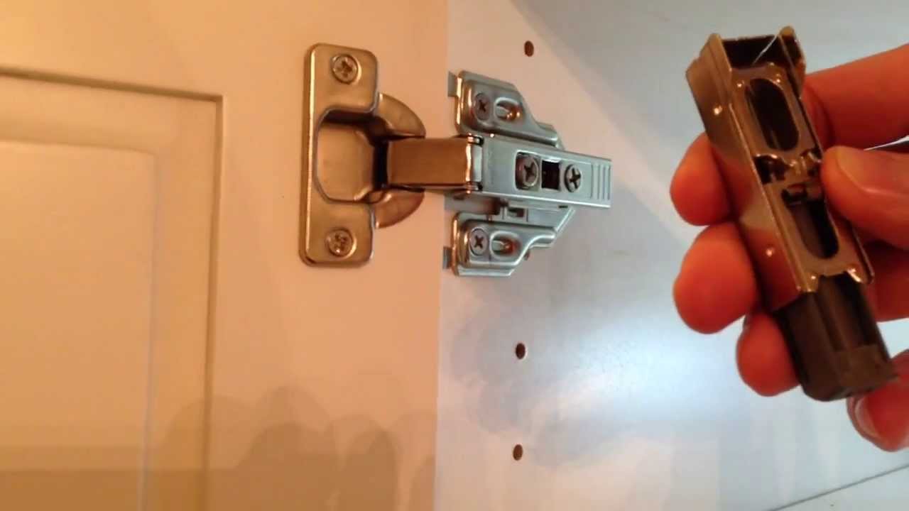 Fixing A Self-Closing Hinge On Kitchen Cabinets